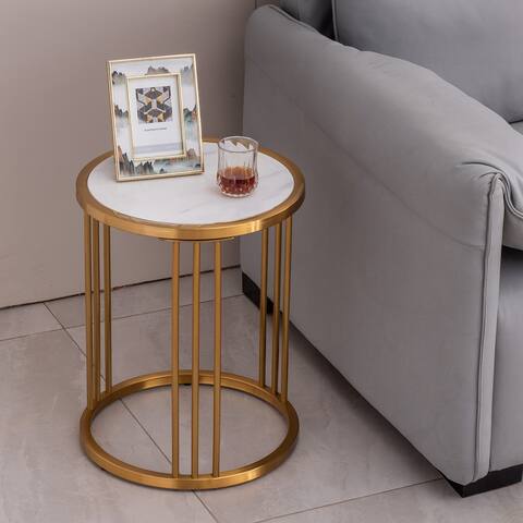 Sintered Stone Round Coffee Table