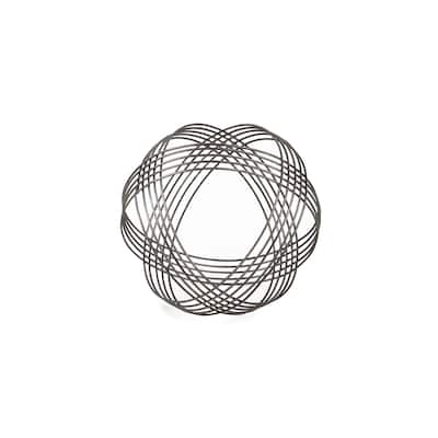 Silver Metal Orb with a 8.25" Diameter