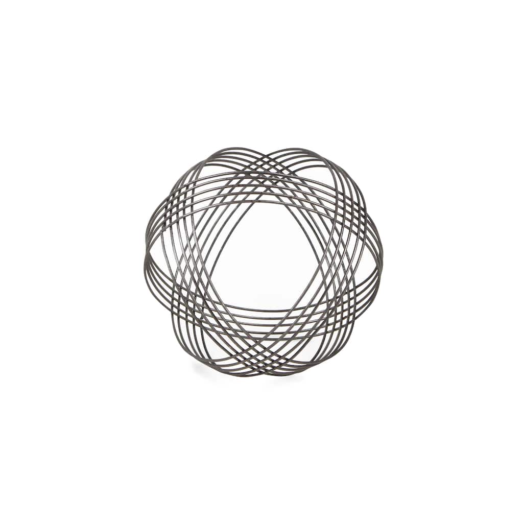 Silver Metal Orb with a 8.25" Diameter