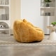 preview thumbnail 84 of 93, Chenille Bean Bag Loveseat Sofa High Back for Adults and Kids Indoor & Outdoor