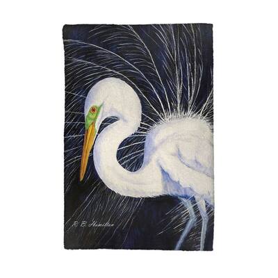 Breeding Egret Kitchen Towel - 16x25