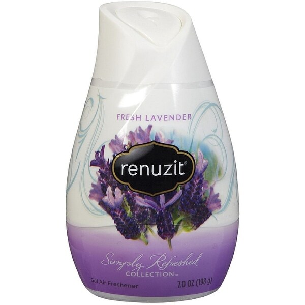 Renuzit Simply Refreshed Collection Gel Air Freshener, Fresh Lavender 7 oz
