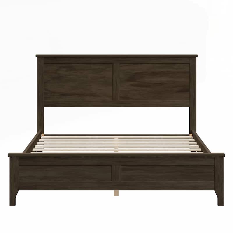 Solid Wood Platform Bed