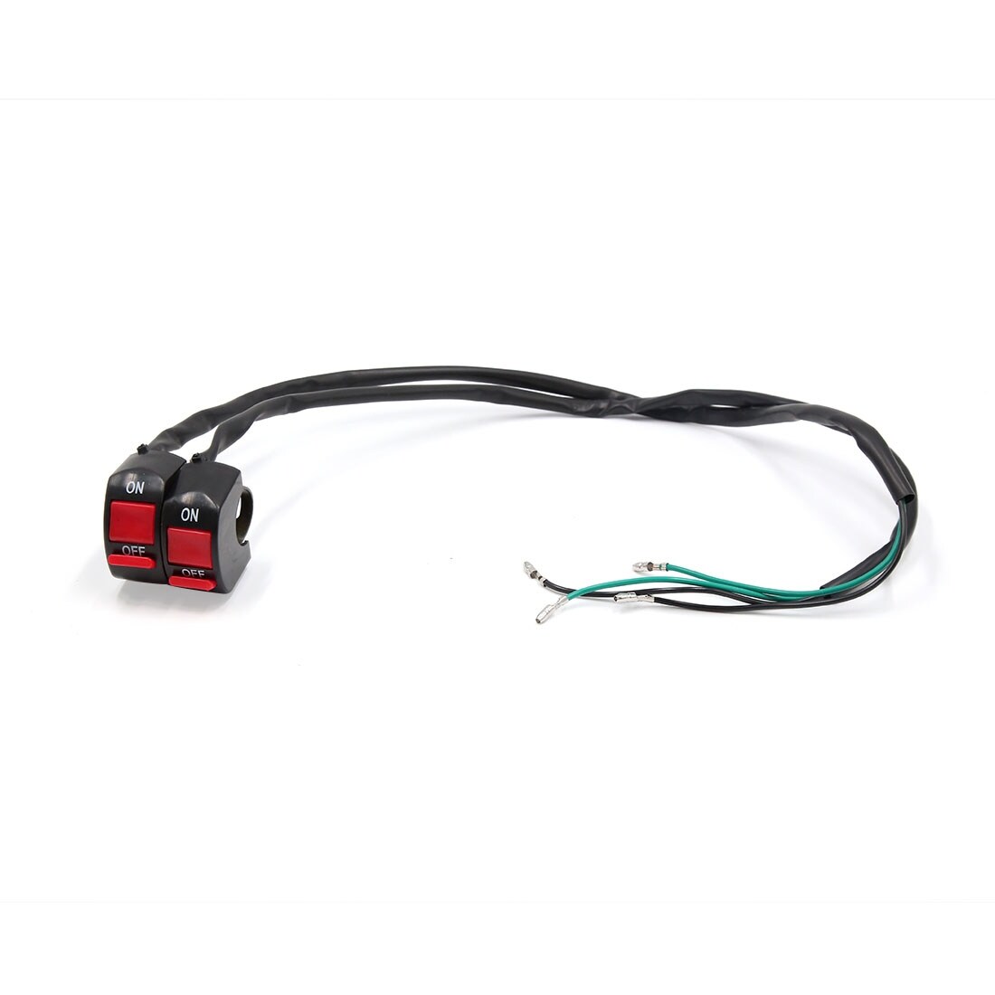 Shop 2 Pcs 2 Wires Motorcycle Headlight Switch On Off Button For 7