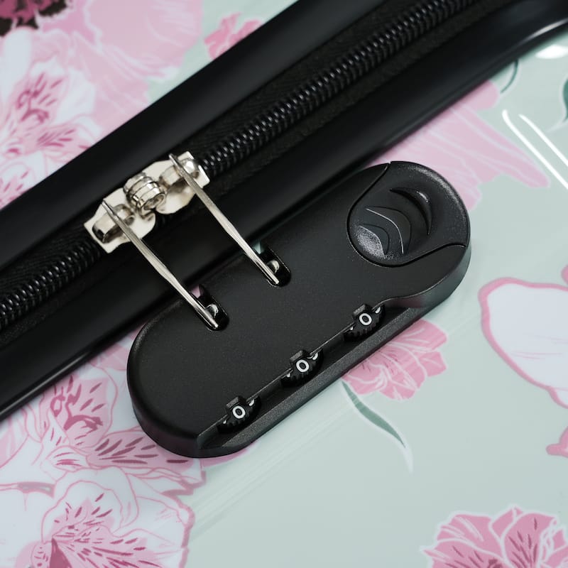 Luggage Sets New Model PC 5pcs, Hardside Lightweight Durable 20IN 24IN 28IN Suitcases with 8" 14" Cases with Lock Spinner Wheels