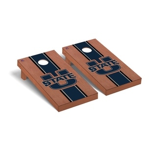 Utah State Aggies Rosewood Cornhole Board Set
