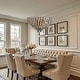 preview thumbnail 9 of 12, 32" Grey Modern Crystal Chandelier Round Crystals Chandeliers 8-Tier Crystal Pendant Light 9-Light for Dining Room Living Room