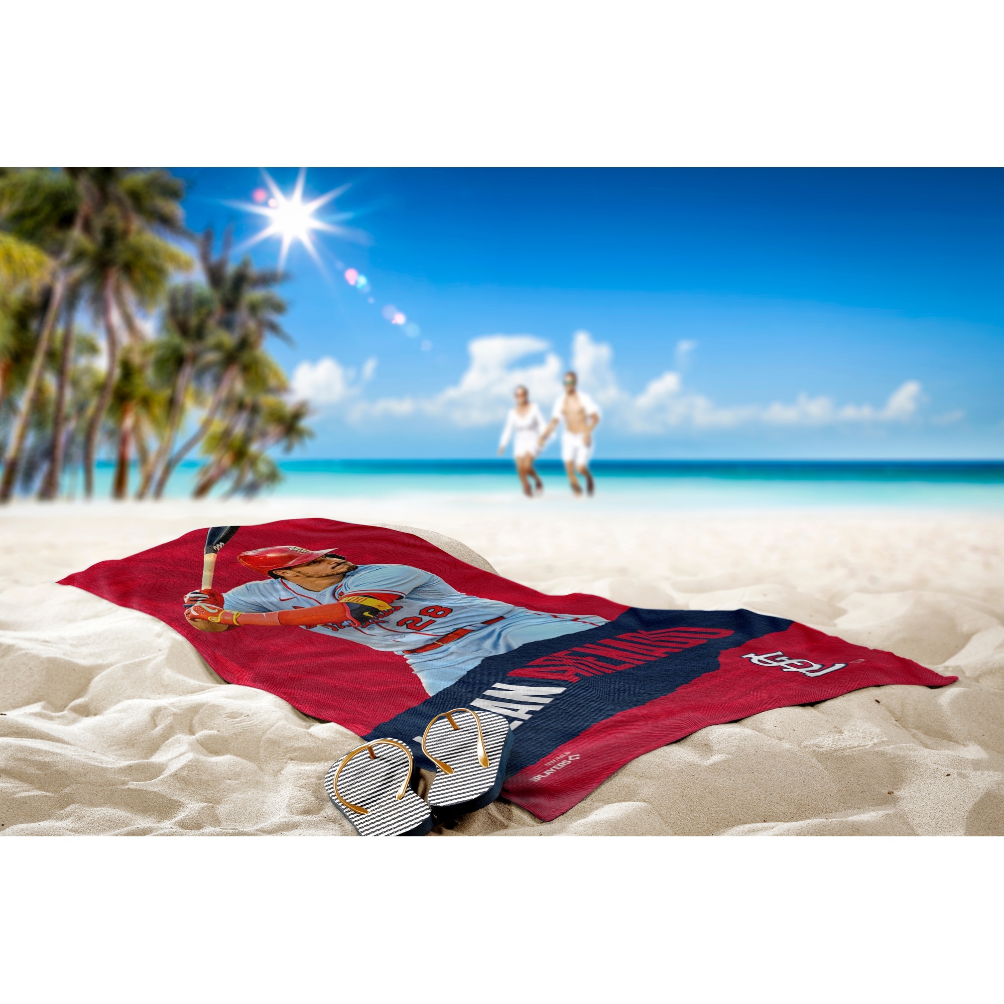 st louis cardinals beach towel