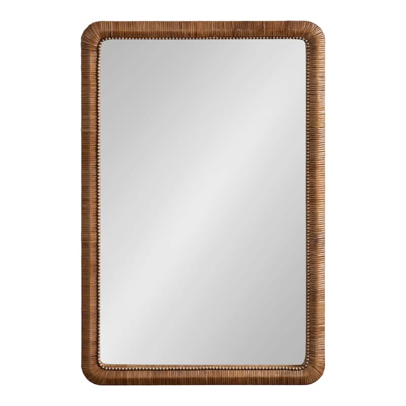 Kate and Laurel Rahfy Beaded Rectangle Framed Mirror - 24x36