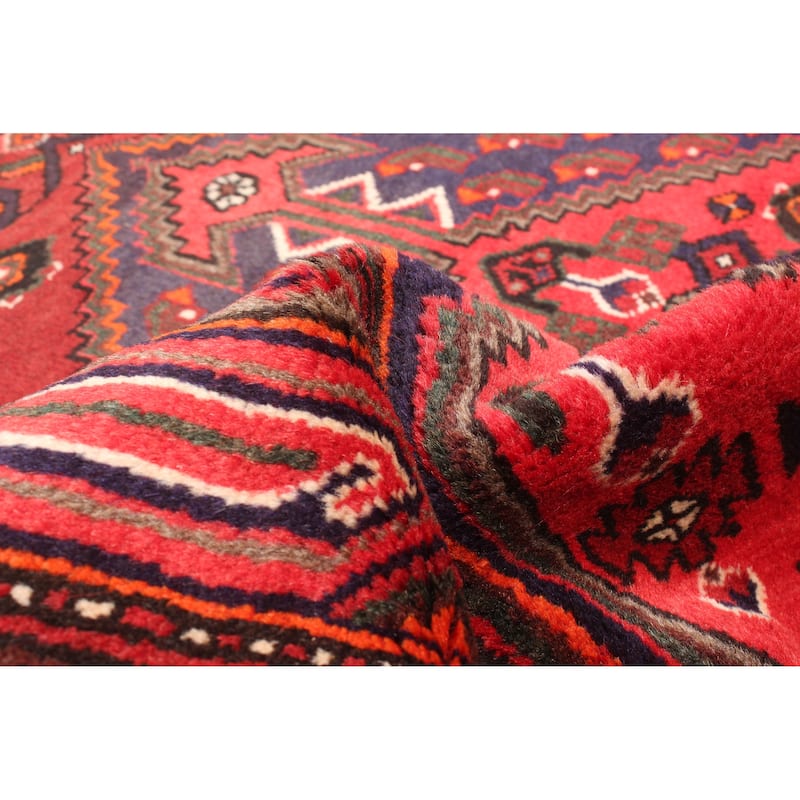 ECARPETGALLERY Hand-knotted Andelz Red Wool Rug - 3'8 x 6'1