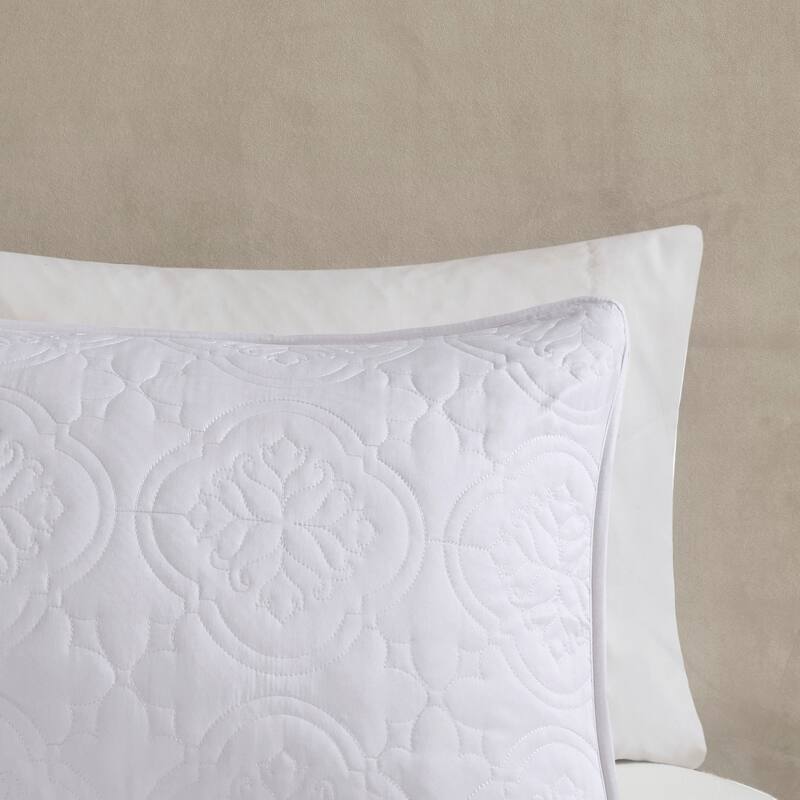 510 Design Hayley Oversized Solid Texture 3 Piece Reversible Bedspread Set