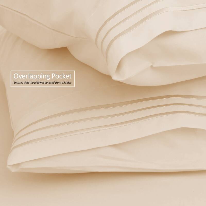 Nestl Soft Deep Pocket Solid Sheet Set Shrinkage and Fade Resistant