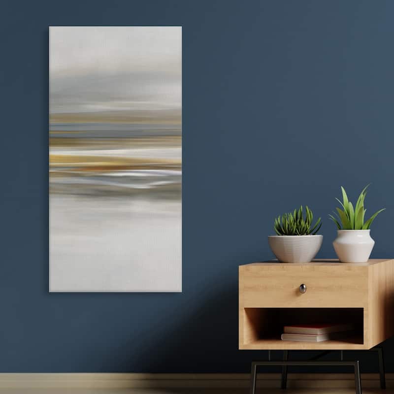 Soft Sea Panel by Nan Canvas Art Print