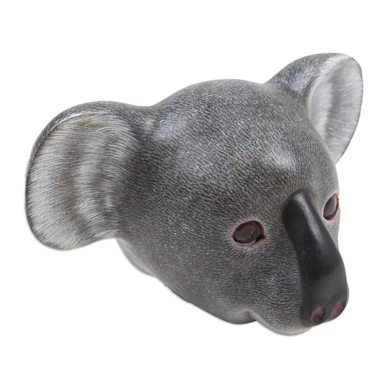 Handmade Cuddly Koala Wood mask (Indonesia)