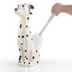 preview thumbnail 5 of 13, Ceramic Animal Toilet Brush Holder with Brush