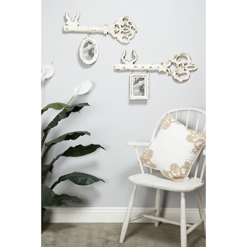 Wood Wall Photo Frame - White - Roche River Decor