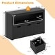 preview thumbnail 36 of 42, Costway Storage Cabinet 3 Drawer Chest w/Wheels Large Storage Cube - See Details