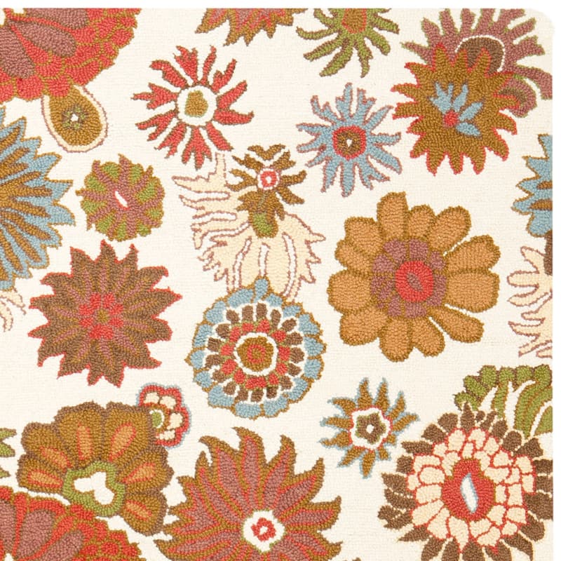 SAFAVIEH Handmade Blossom Arpita Modern Floral Wool Rug