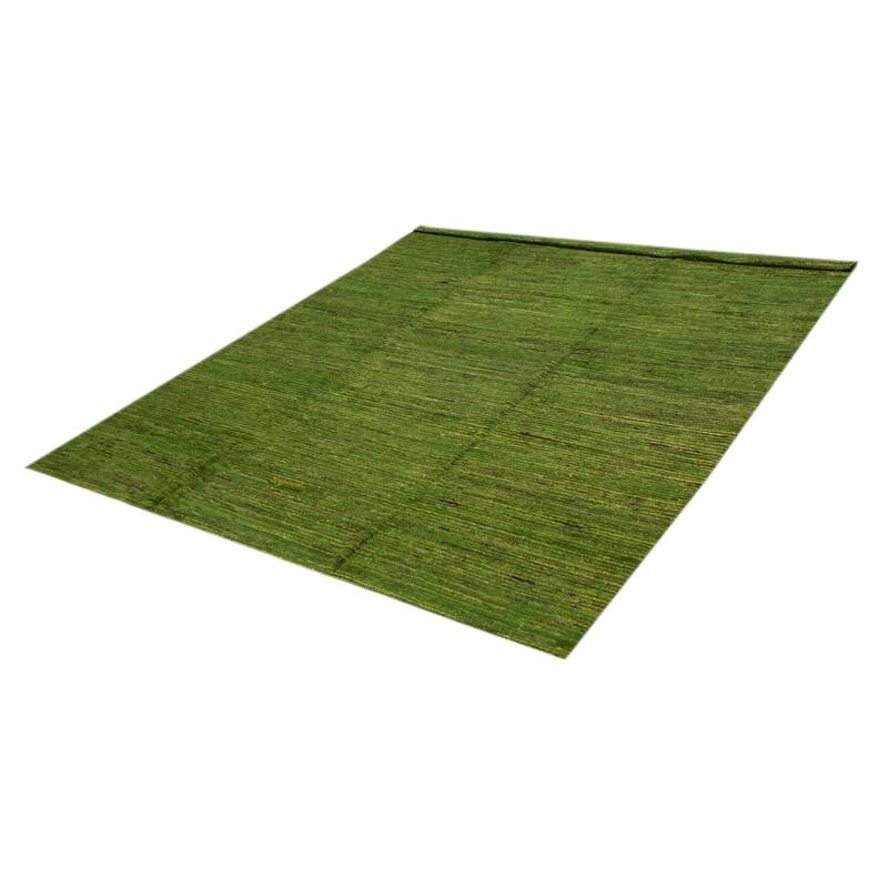 ECARPETGALLERY Hand-knotted Finest Peshawar Ziegler Lime Wool Rug - 10'6 x 12'6