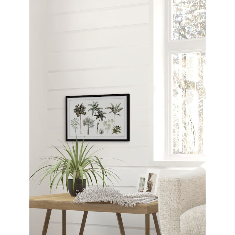 Tropical Palms Framed Print