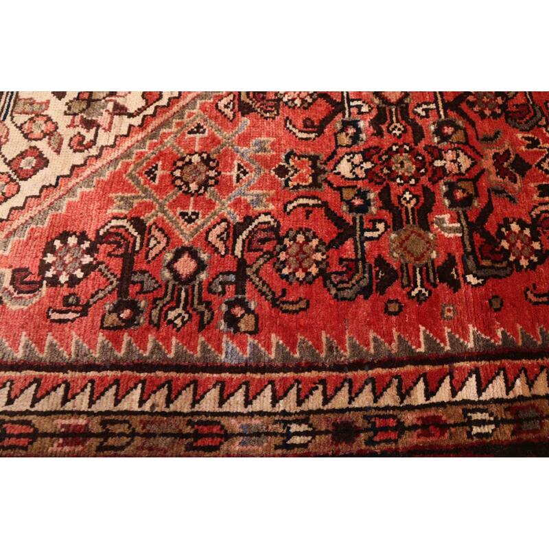 ECARPETGALLERY Hand-knotted Andelz Red Wool Rug - 4'7 x 8'4
