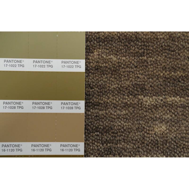 Hand Knotted Oriental 100% Wool Carpet Tribal Animal Pictorial Brown Gabbeh Area Rug - 8' 0'' X 8' 1''