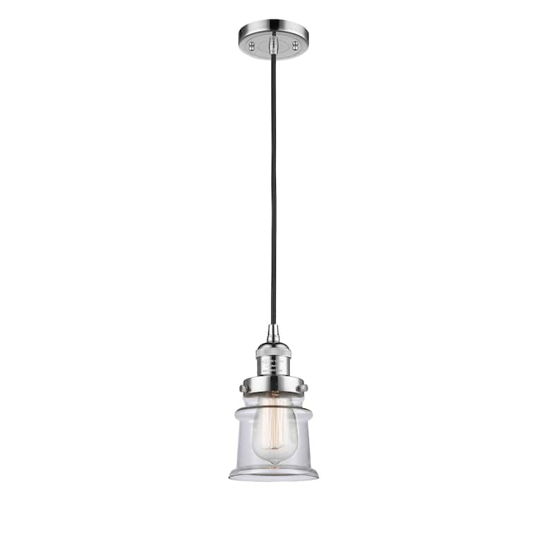 Innovations Lighting Franklin Restoration Canton - 1 Light 5" Cord Hung Mini Pendant