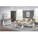 preview thumbnail 4 of 5, Napa 50" Solid Wood Pedestal Coffee Table