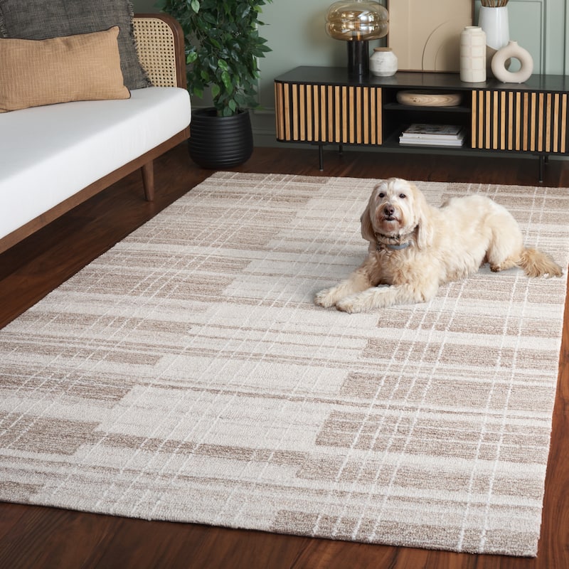 SAFAVIEH Handmade Metro Gaia French Country Wool Rug