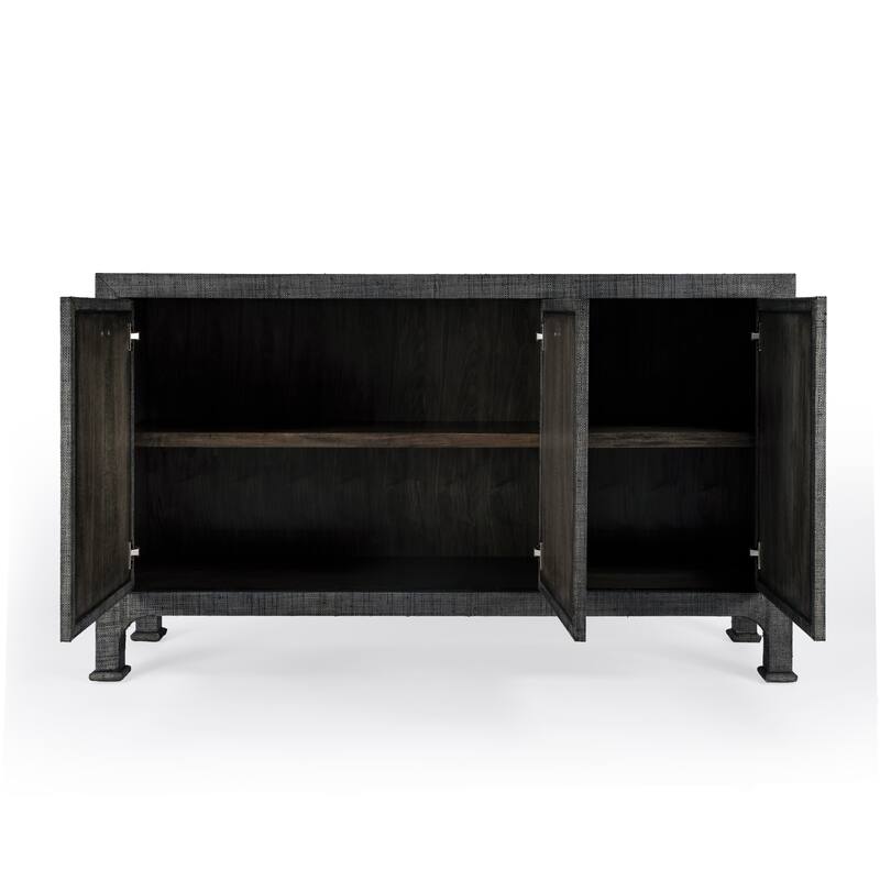 Chatham 3-Door Raffia 60" Sideboard