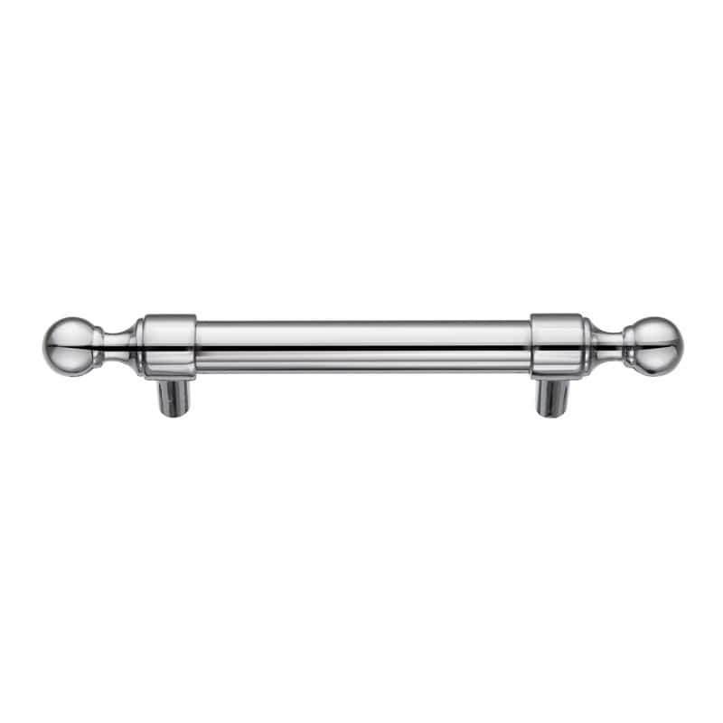 Utopia Alley Vaduz Pull Handle - Decorative Cabinet Drop Pull Handles for Cabinets, 3.75"/5" center to center - 3.75" 5 pack - Chrome