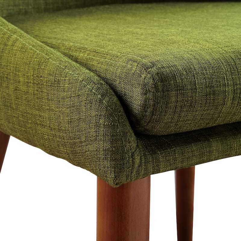 Palmer Mid-Century Modern Fabric Dining Chair in 2 Pack