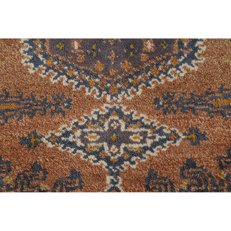 Viss Indian Runner Rug Hand-Knotted Wool Carpet - 2'6"x 8'0"