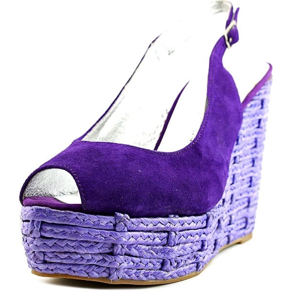 Chinese Laundry Boca Raton Open Toe Suede Wedge Sandal