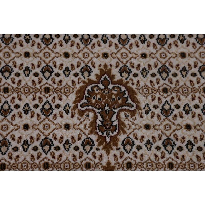 Geometric Tabriz Turkish Area Rug Machine Made Carpet - 5'2" x 7'9"