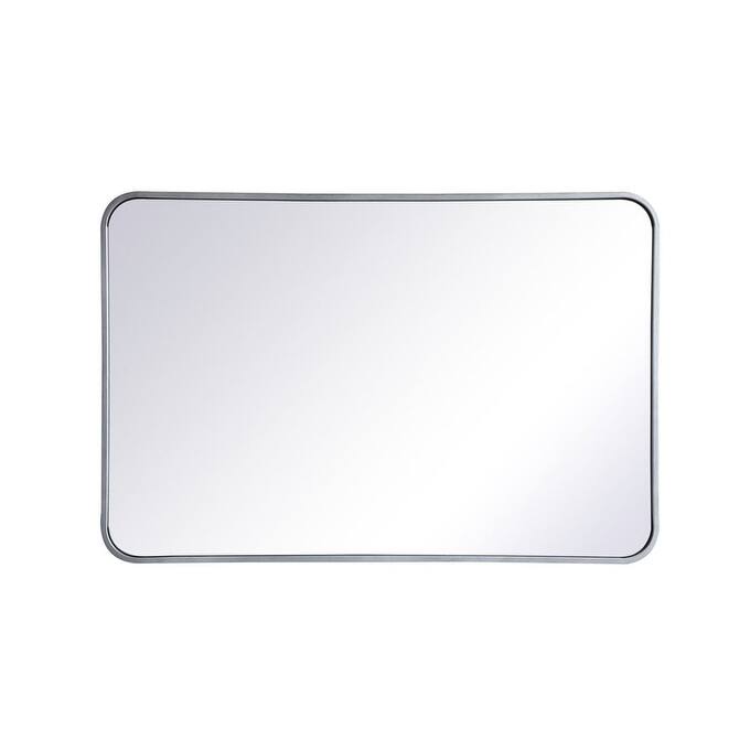 Elegant Lighting MR802436 Evermore 24" W x 36" H Rectangular Framed