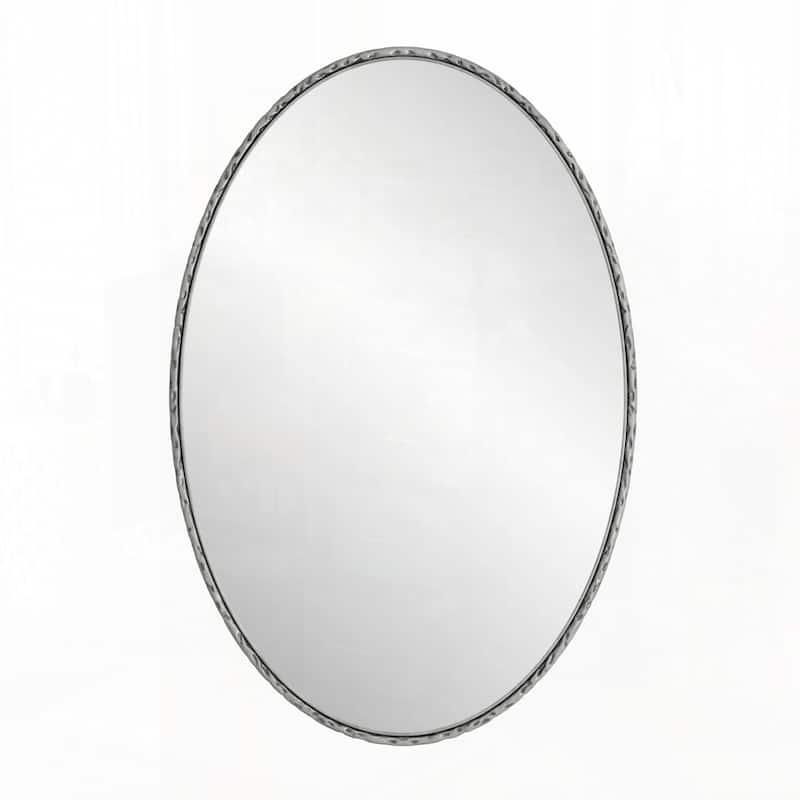 Iron Art Oval Retro Mirror, Antique Effect