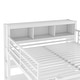 preview thumbnail 20 of 50, All-in-One Metal Loft Bed with L-Shaped Desk & Wardrobe, Bedrooms Bed Frame with Storage Cubes, Shelves, Full-Length Guardrails