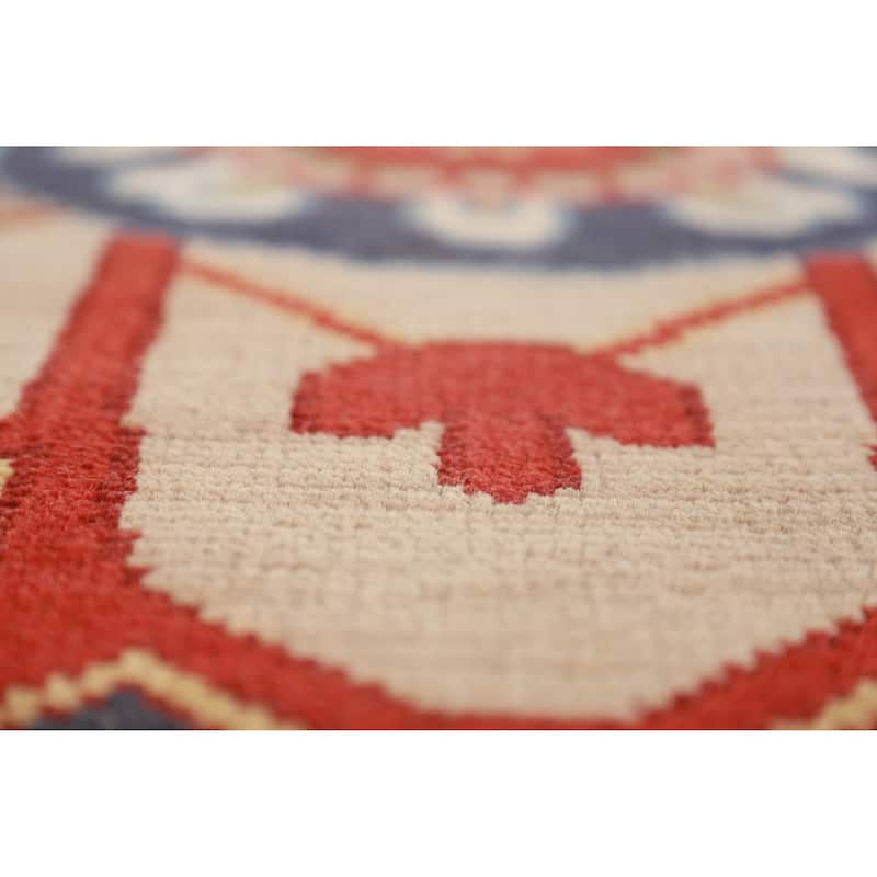 Medallion Heriz Serapi Indian Large Rug Handmade Wool Carpet - 9'11" x 13'10"