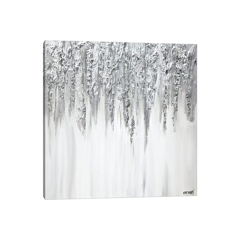 iCanvas "Silver Drops Of Jupiter" by Osnat Tzadok Canvas Print