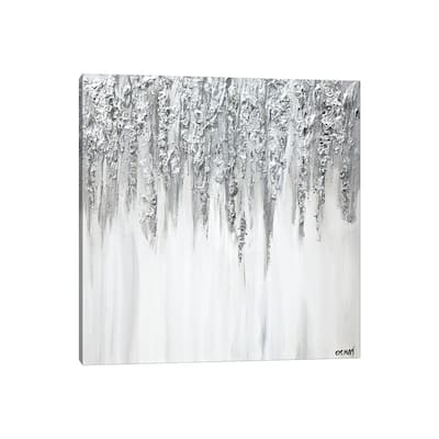 iCanvas "Silver Drops Of Jupiter" by Osnat Tzadok Canvas Print