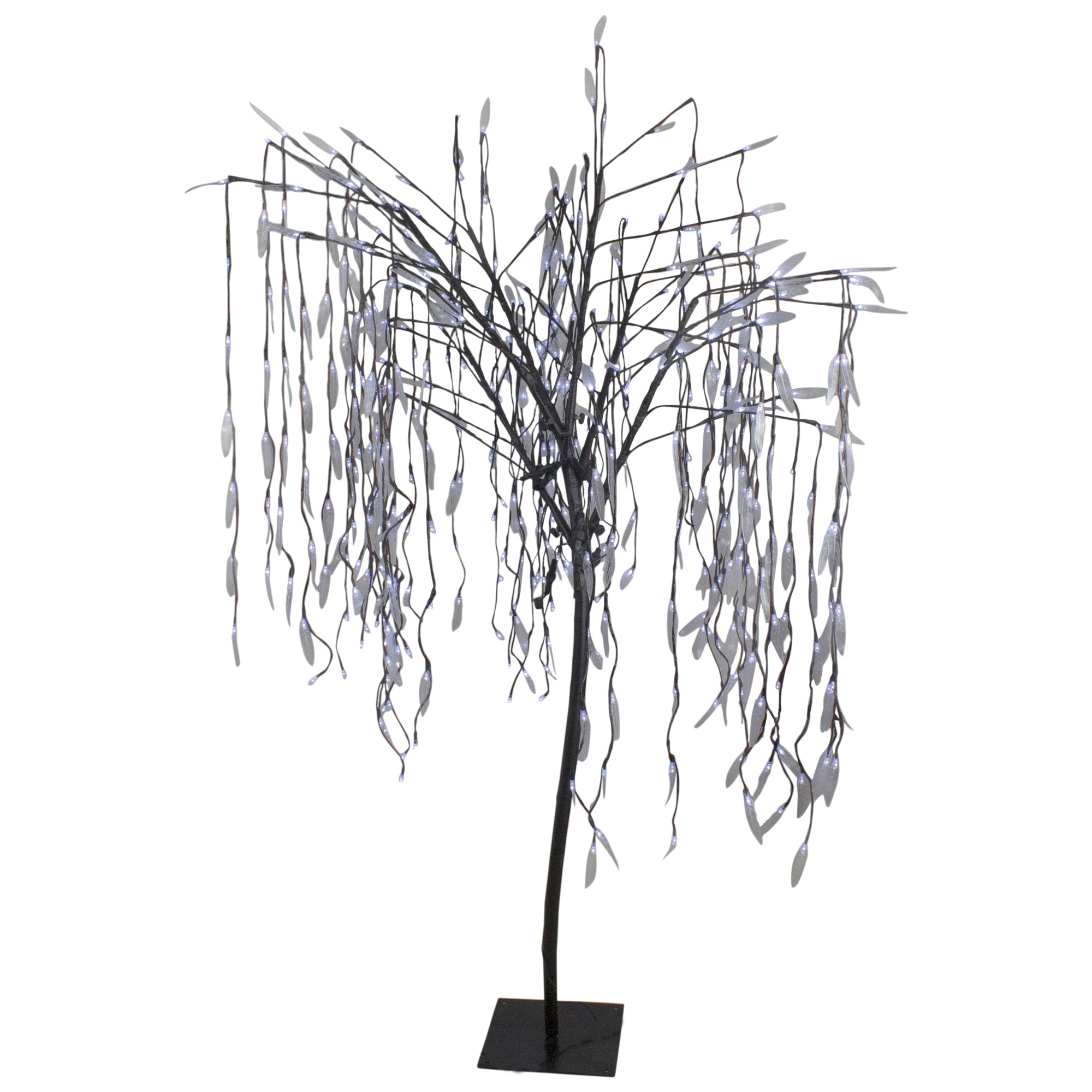 6' Lighted Christmas Willow Tree Outdoor Decoration - LED Lights