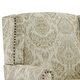 preview thumbnail 8 of 85, 2 Set Transitional Patterned Wingback Accent Chairs with NailHead