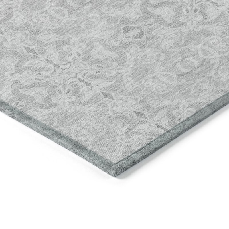 HomeRoots Medallion Transitional Rectangle Outdoor Rug