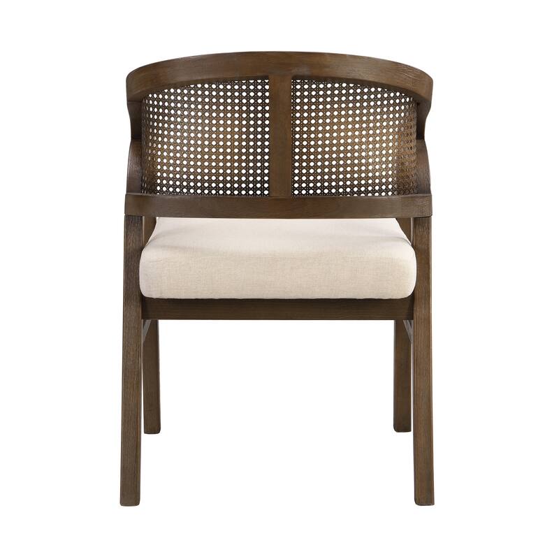 Christopher Knight Home - Eryndor Rubber Wood 7 Piece Dining Set With Rattan Back