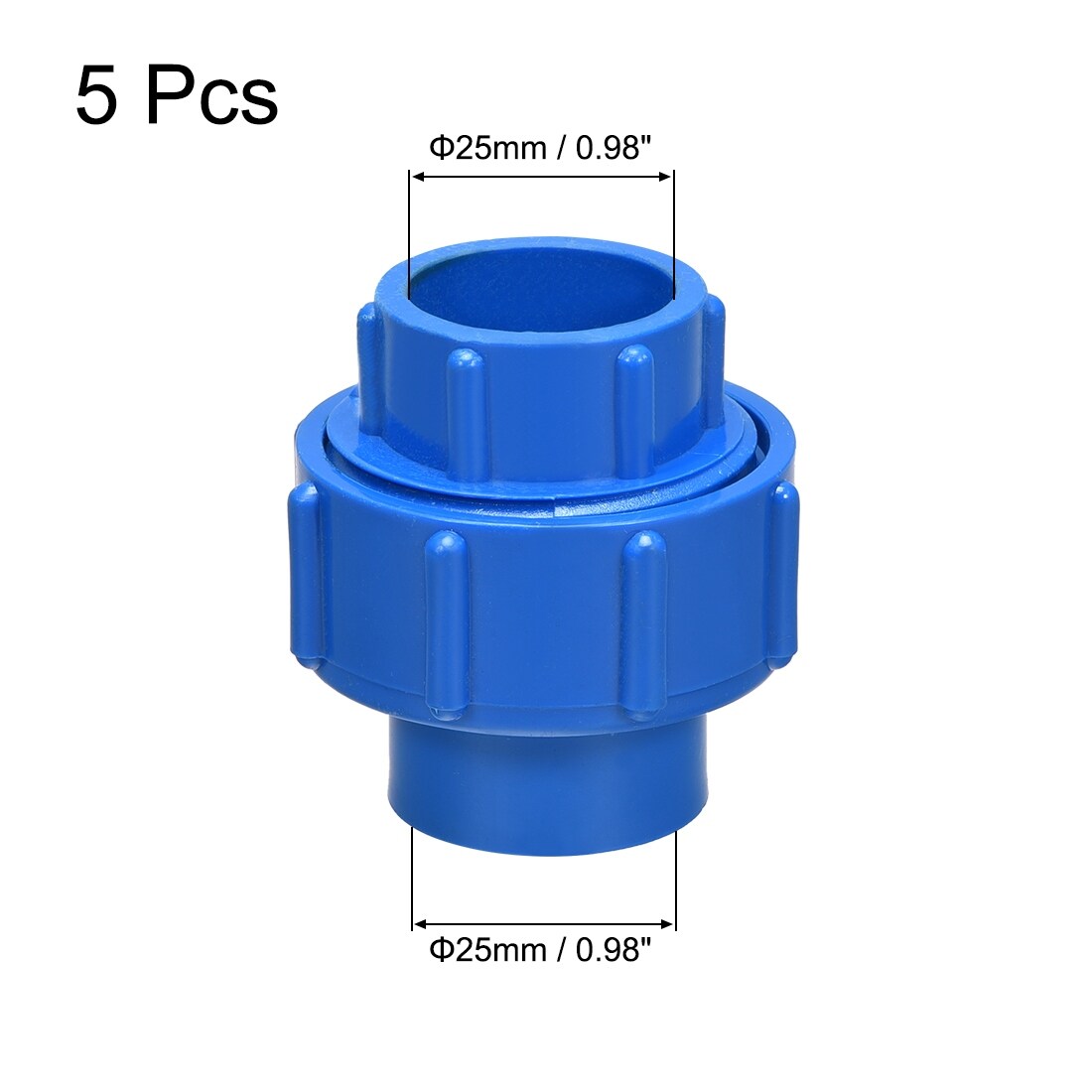 Pvc pipe union top