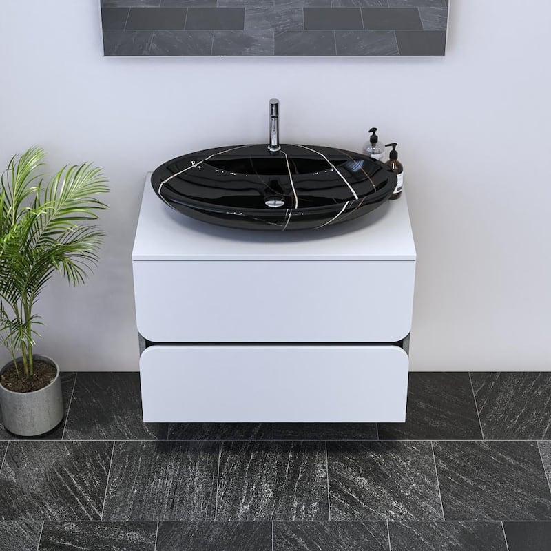 Azurro 2S 80 Floating Bathroom Vanity (32" Width)