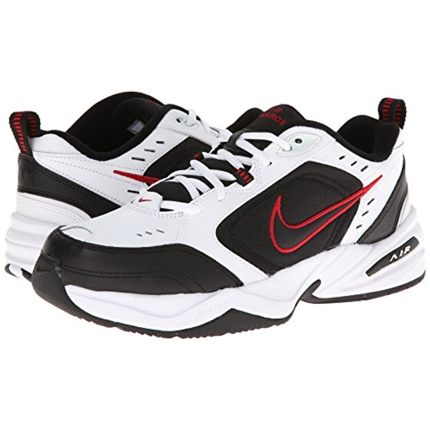 New Nike Men S Air Monarch Iv Cross Trainer White Black 13 4e White Black Varsity Red Overstock New Nike Men S Air Monarch Iv Cross Trainer White Black 13 4e White Black Varsity Red Overstock