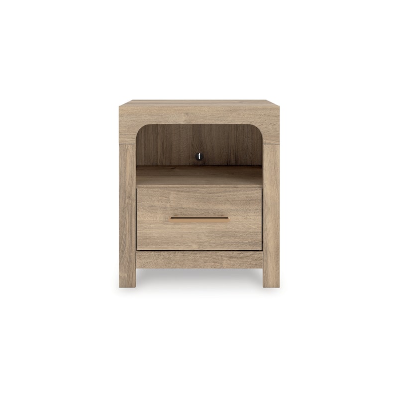 Signature Design by Ashley Prandefort Light Brown Nightstand