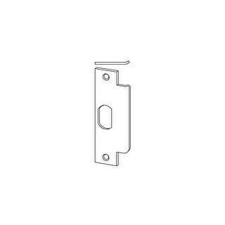 Schlage 4-7/8 Inch Tall Curved Extended Lip Strike Plate